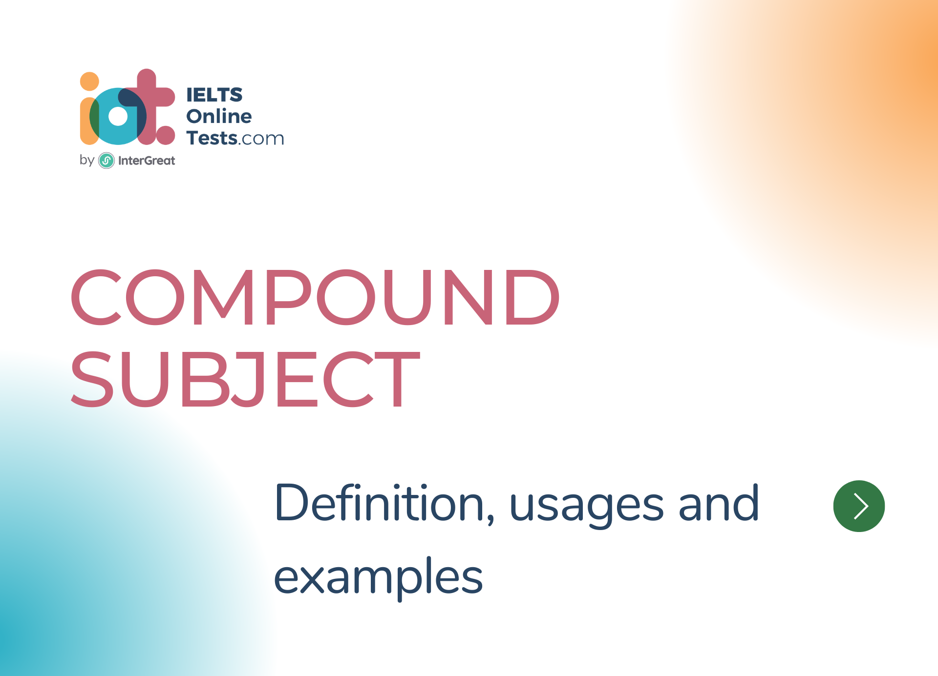 compound-subject